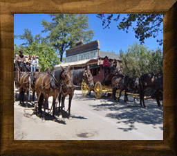 Quartz Mountain Stage Line Enjoy a stagcoach ride at Columbia State Historic Park in Columbia California.